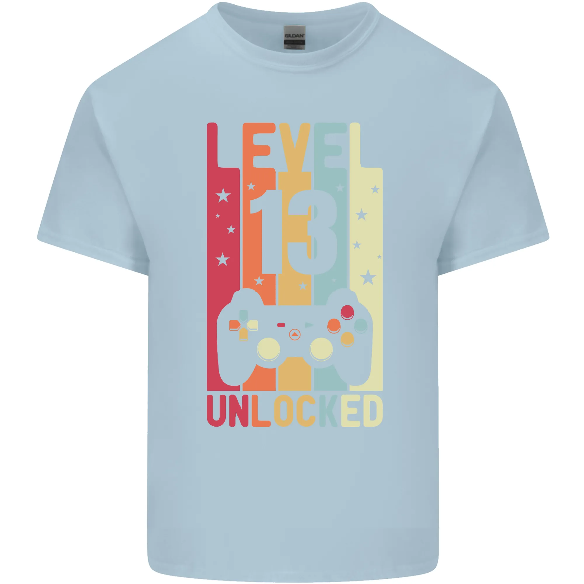 13th Birthday 13 Year Old Level Up Gaming Kids T-Shirt Childrens