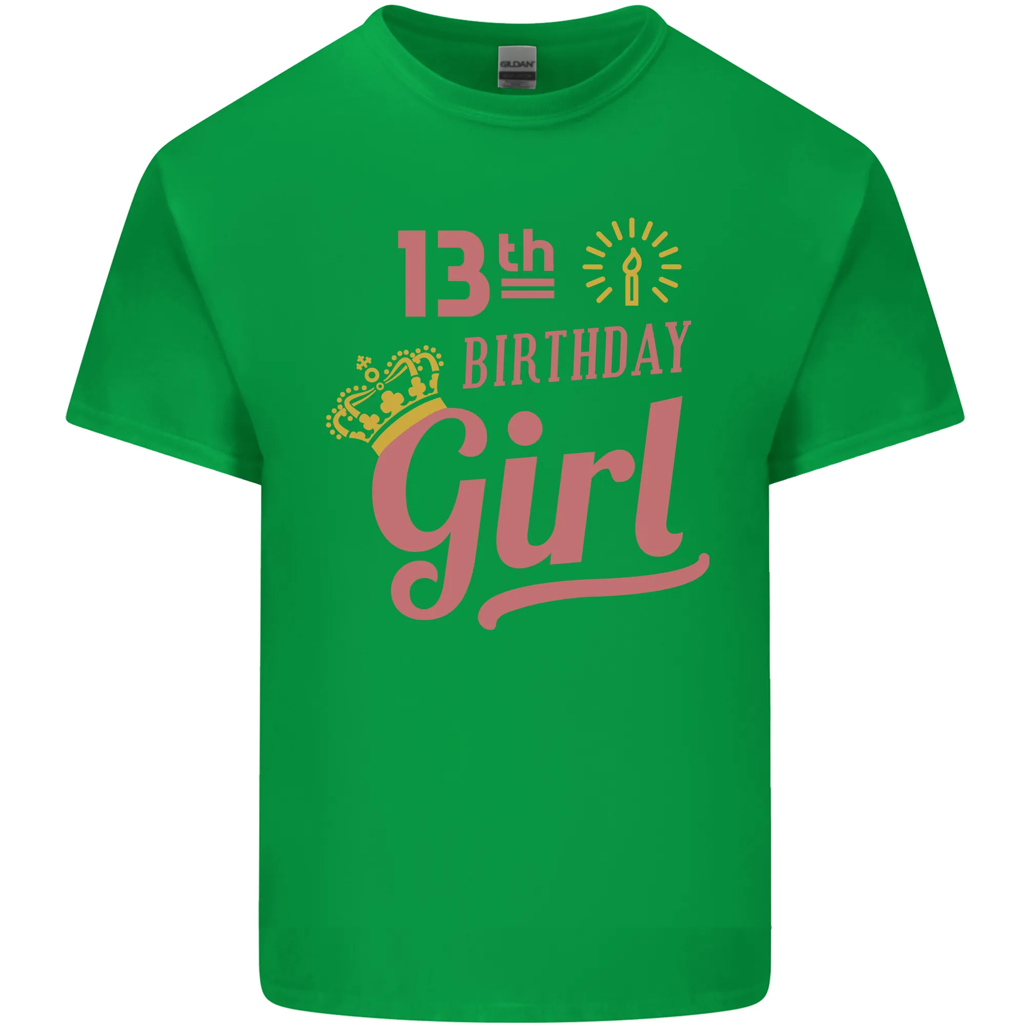 13th Birthday Girl 13 Year Old Princess Kids T-Shirt Childrens