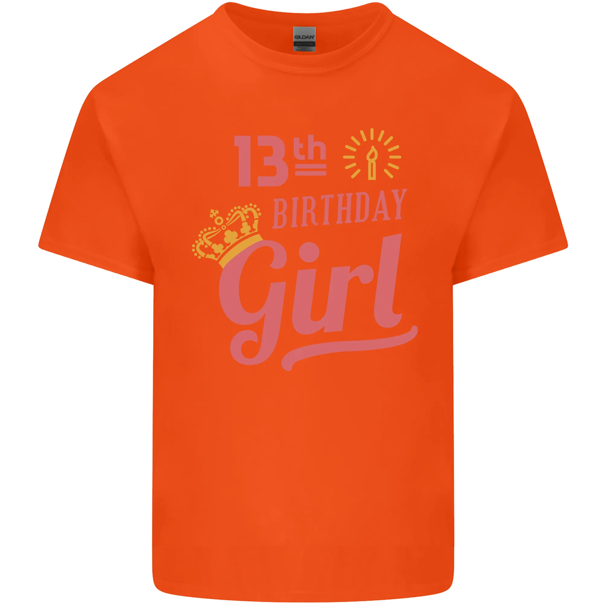 13th Birthday Girl 13 Year Old Princess Kids T-Shirt Childrens