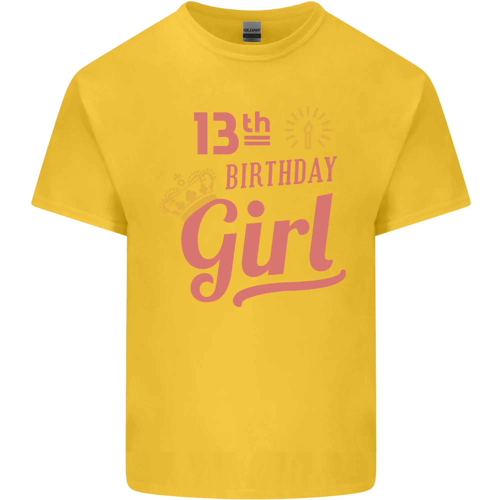13th Birthday Girl 13 Year Old Princess Kids T-Shirt Childrens