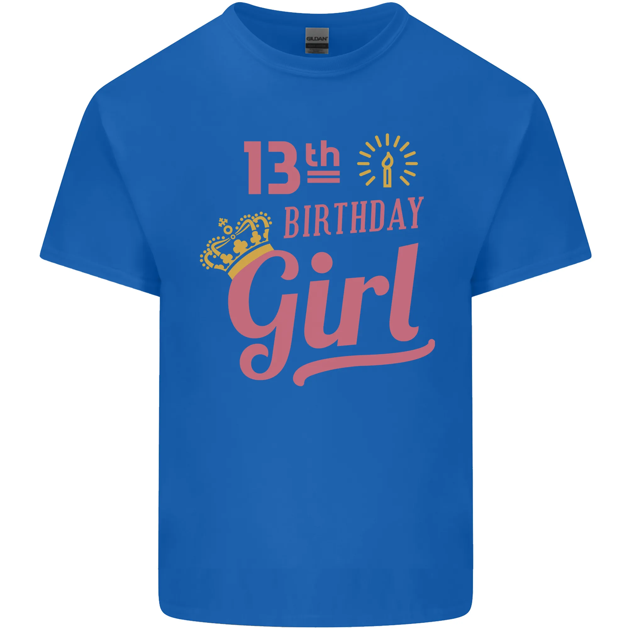 13th Birthday Girl 13 Year Old Princess Kids T-Shirt Childrens