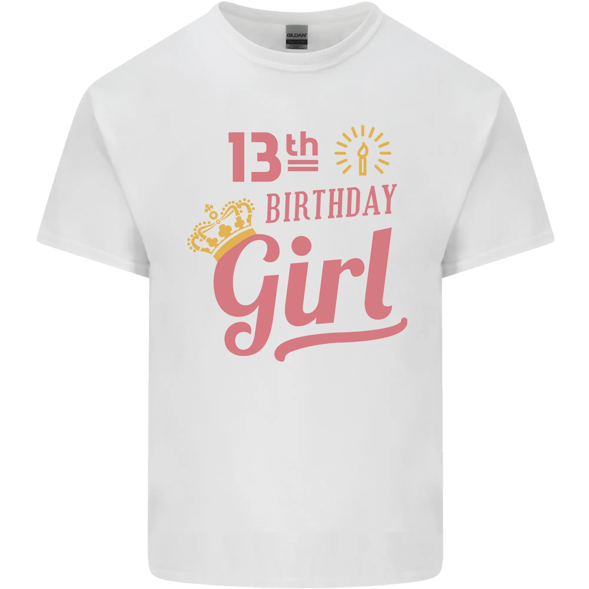 13th Birthday Girl 13 Year Old Princess Kids T-Shirt Childrens