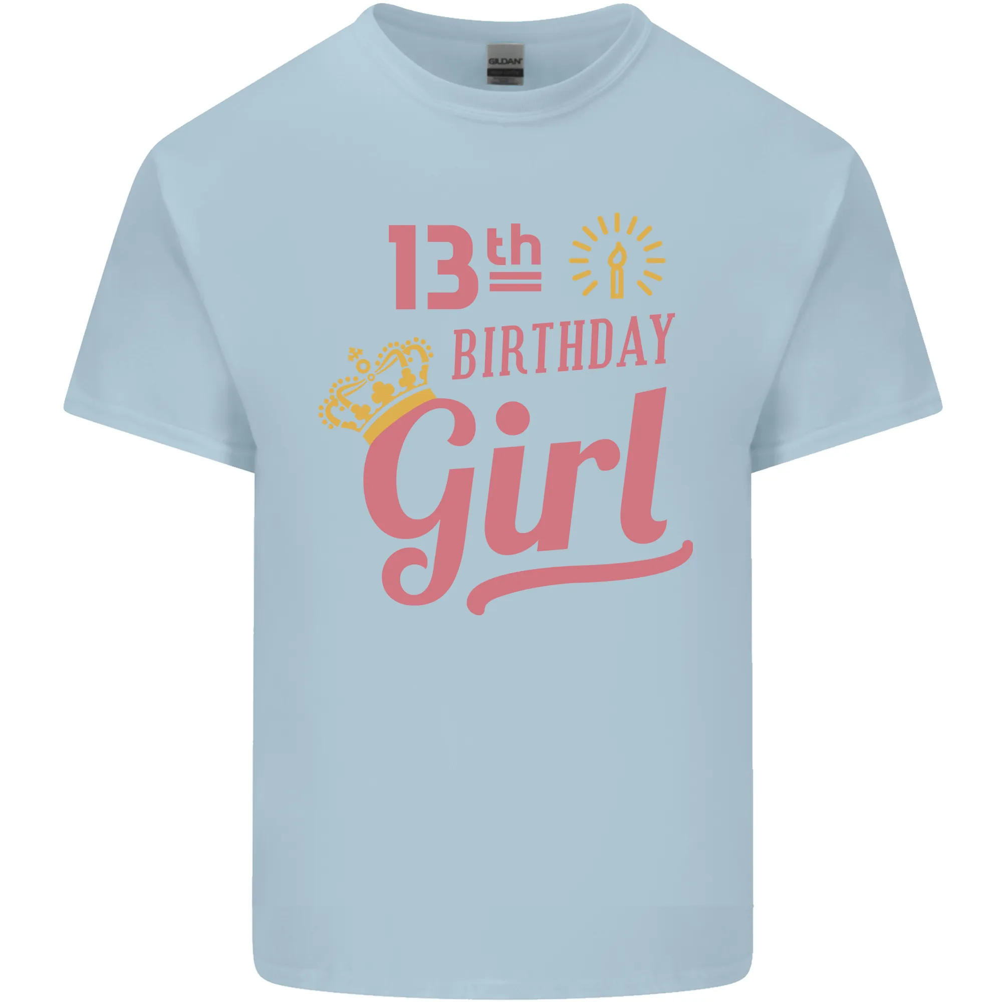 13th Birthday Girl 13 Year Old Princess Kids T-Shirt Childrens