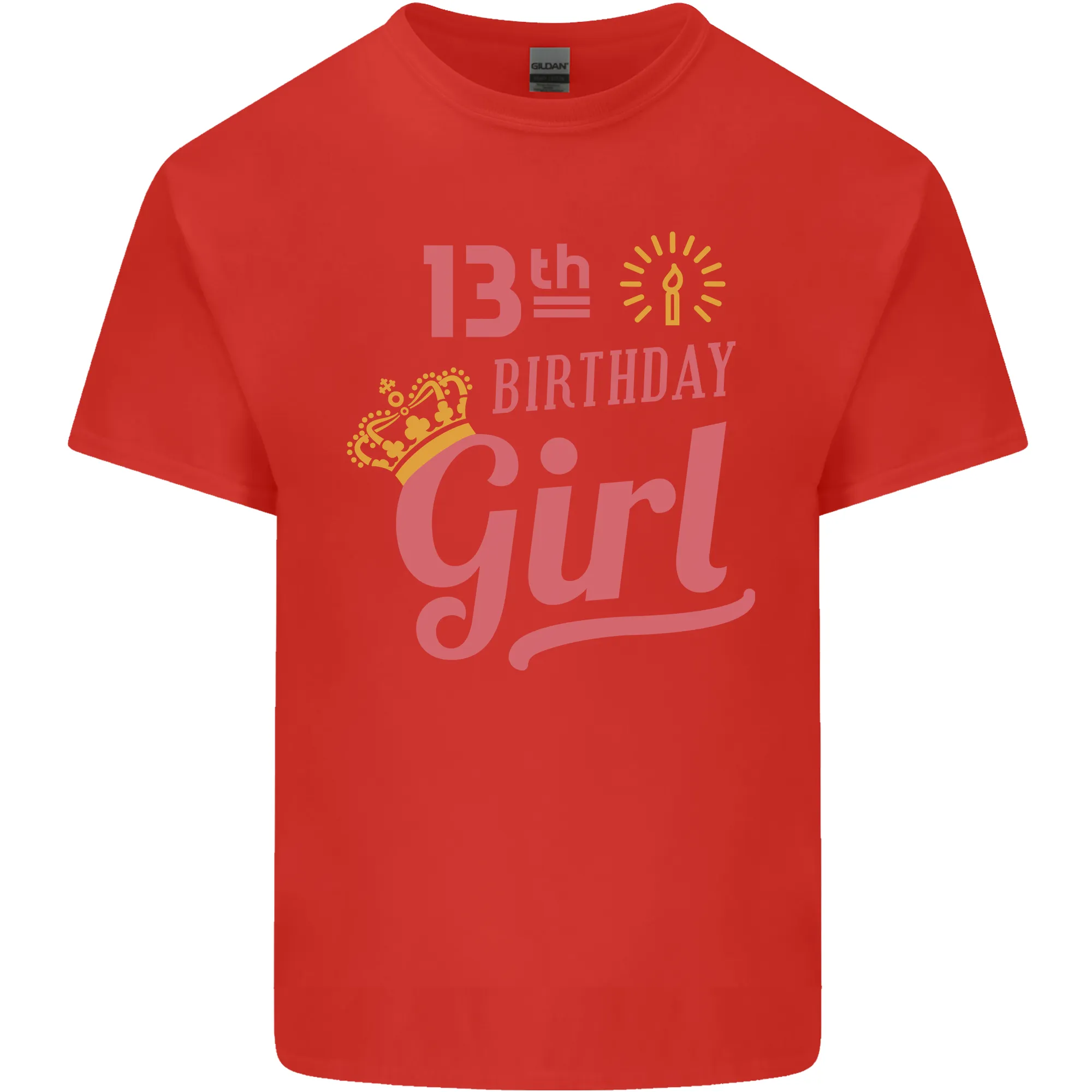13th Birthday Girl 13 Year Old Princess Kids T-Shirt Childrens