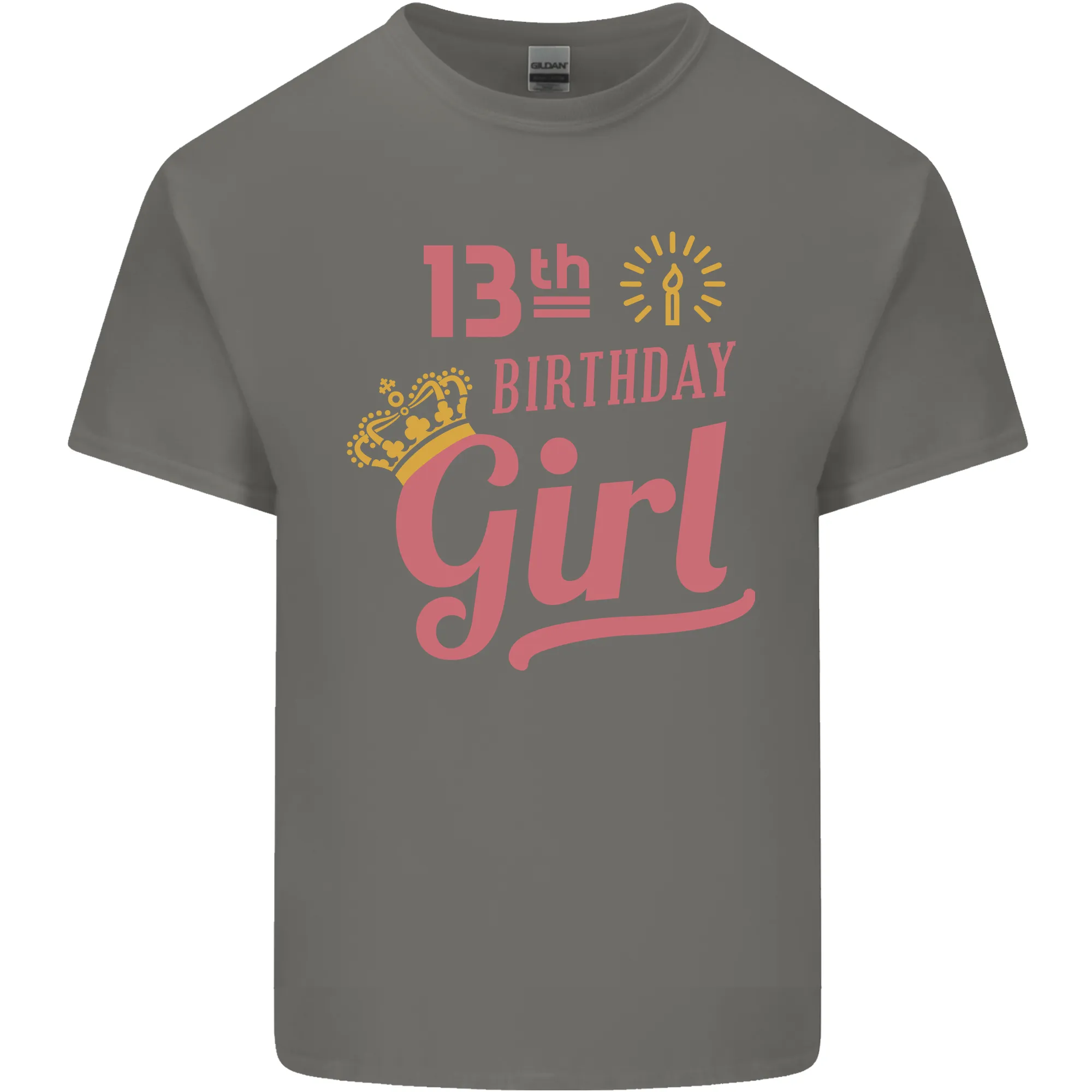 13th Birthday Girl 13 Year Old Princess Kids T-Shirt Childrens