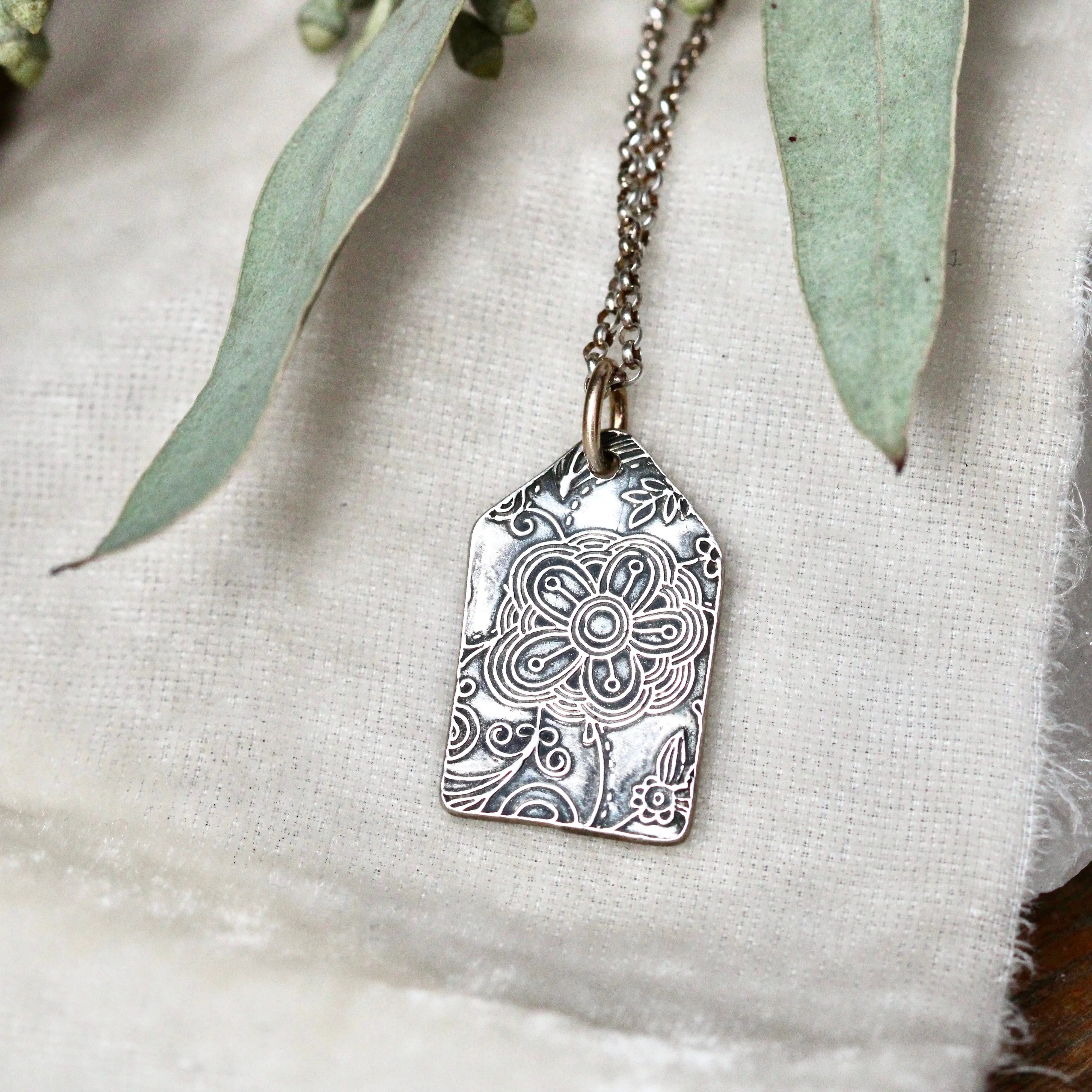 Create your own label sterling silver Necklace