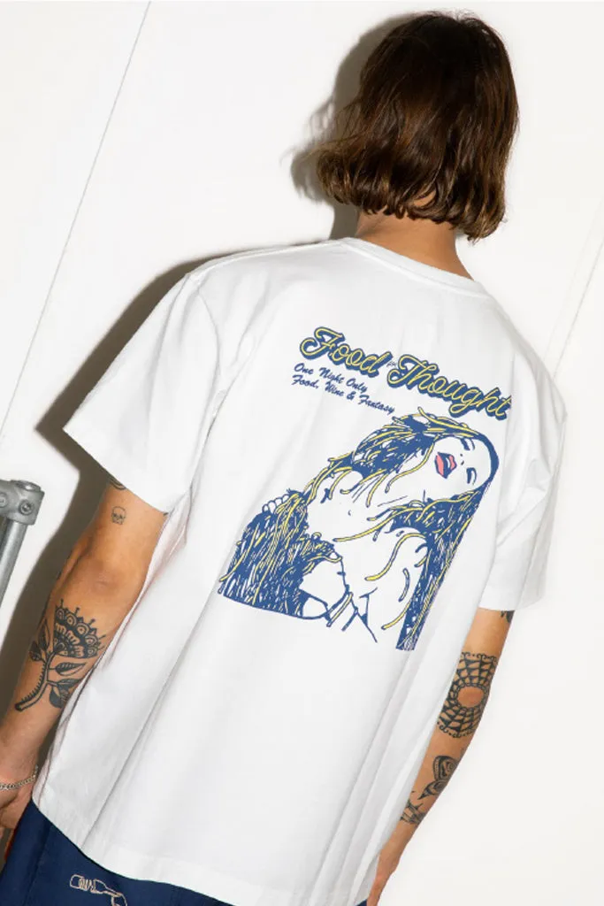 Food For Thought T-Shirt - white