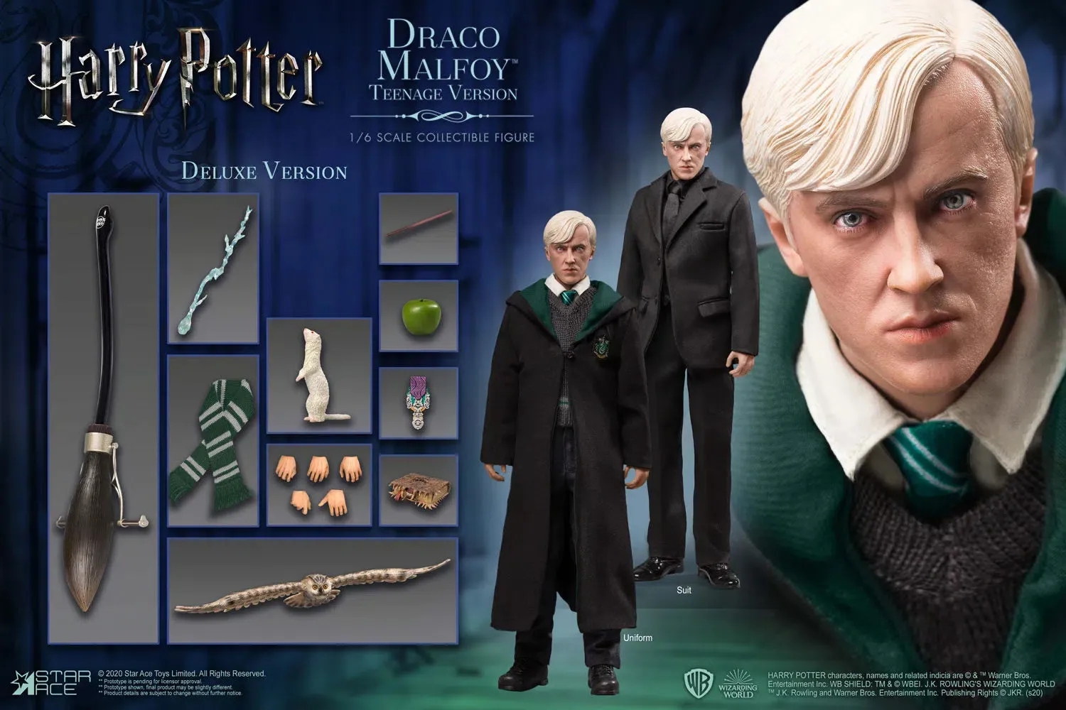 Harry Potter & The Half Blood Prince: Draco Malfoy: Deluxe: Sixth Scale Figure