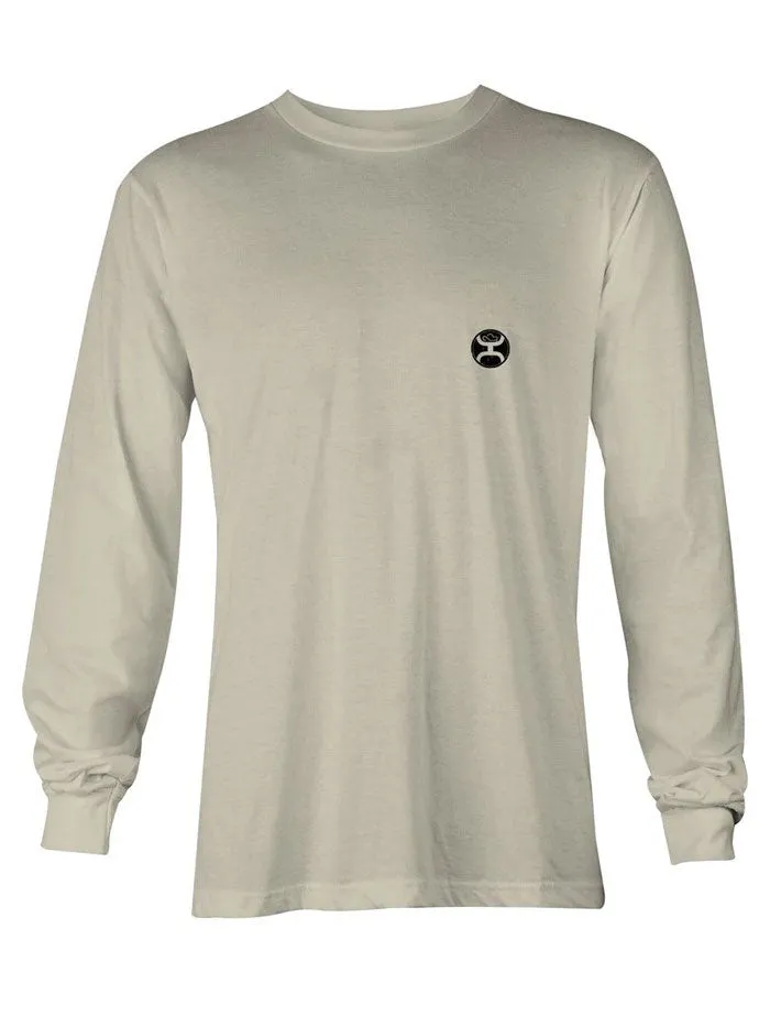 Hooey HT1534CR Sunset Bronc Long Sleeve T-Shirt Cream