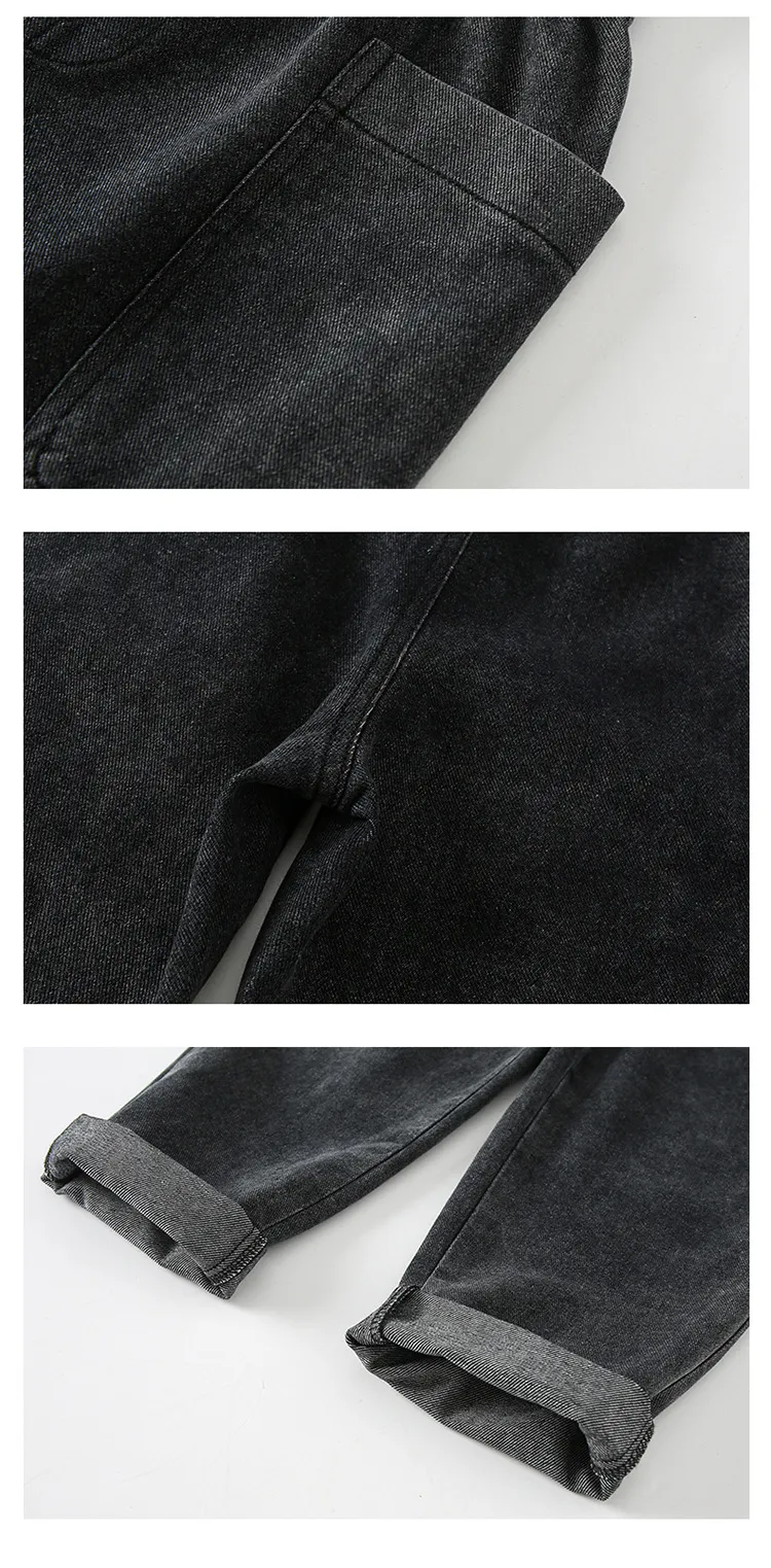Mqtime Teenage Girls Jeans  New Spring Kids Pants Fashion Loose School Trousers Autumn Fashion Jeans Children Pants 12 13 14 Years